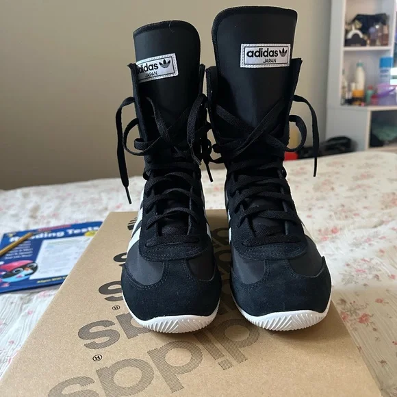 Adidas Black and White High-Top Japan H - Picture 3 of 5